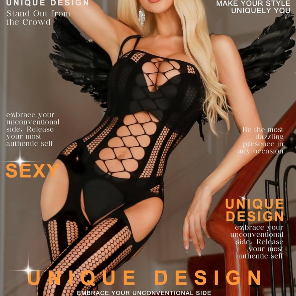 RSLOVE Fishnet Bodystocking